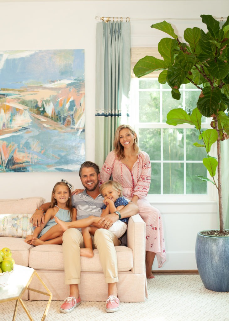 wilmington nc personal injury attorney sitting with his family